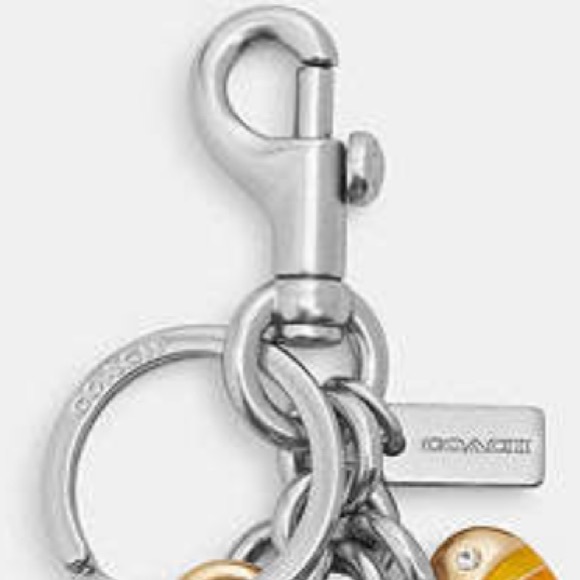 NWT Coach Key Cluster Bag Charm Keychain - Picture 8 of 8